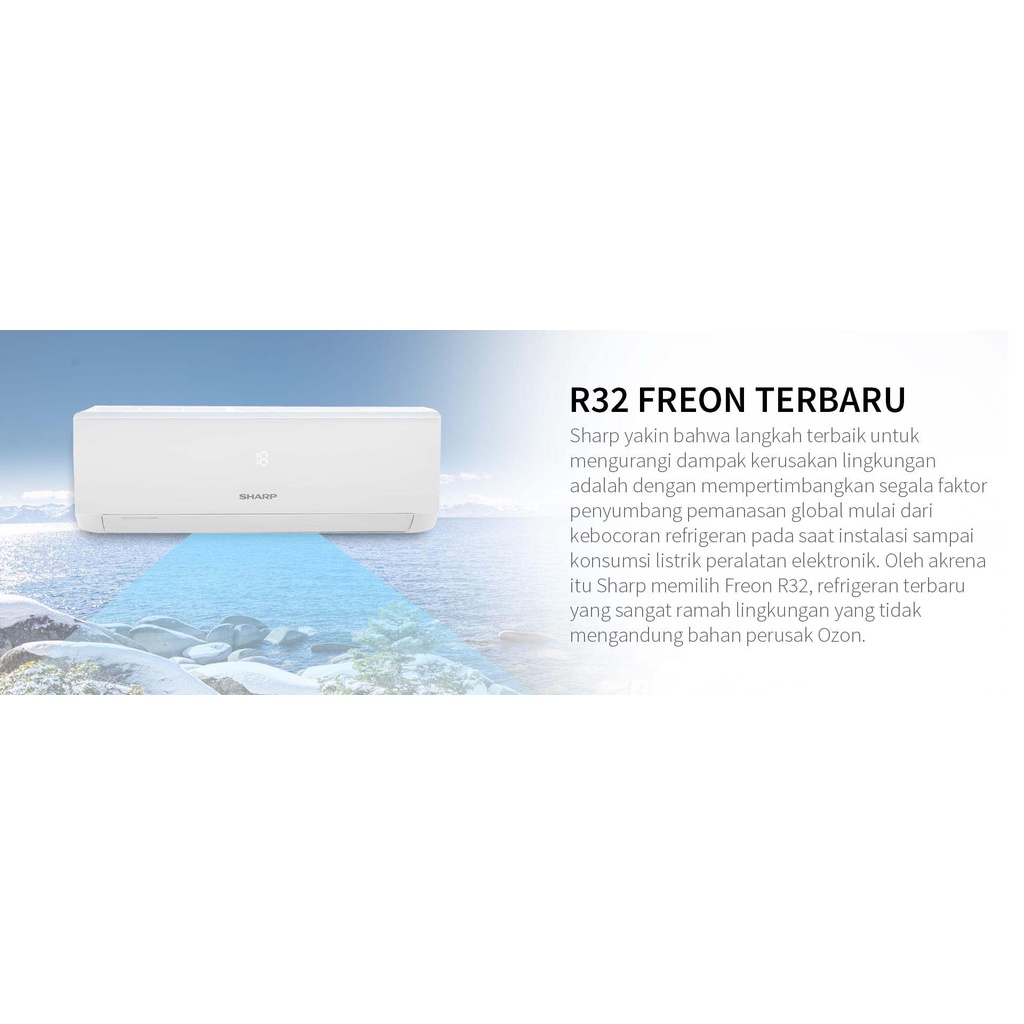 AC SHARP 1/2PK / AC SHARP AH-A5ZCYN ( PEKANBARU ONLY )