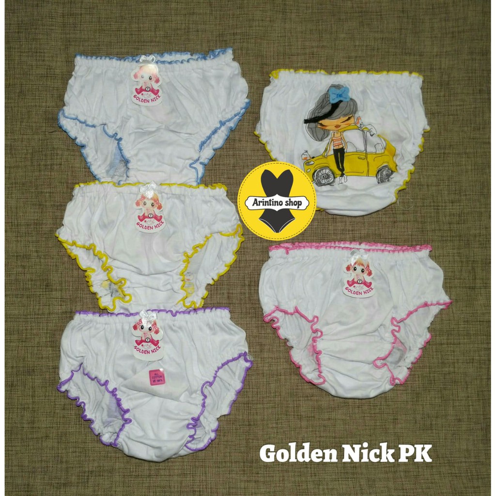 Cd Anak Golden Nick Kids PK Cewek | Celana Dalam Anak Cewek |tx