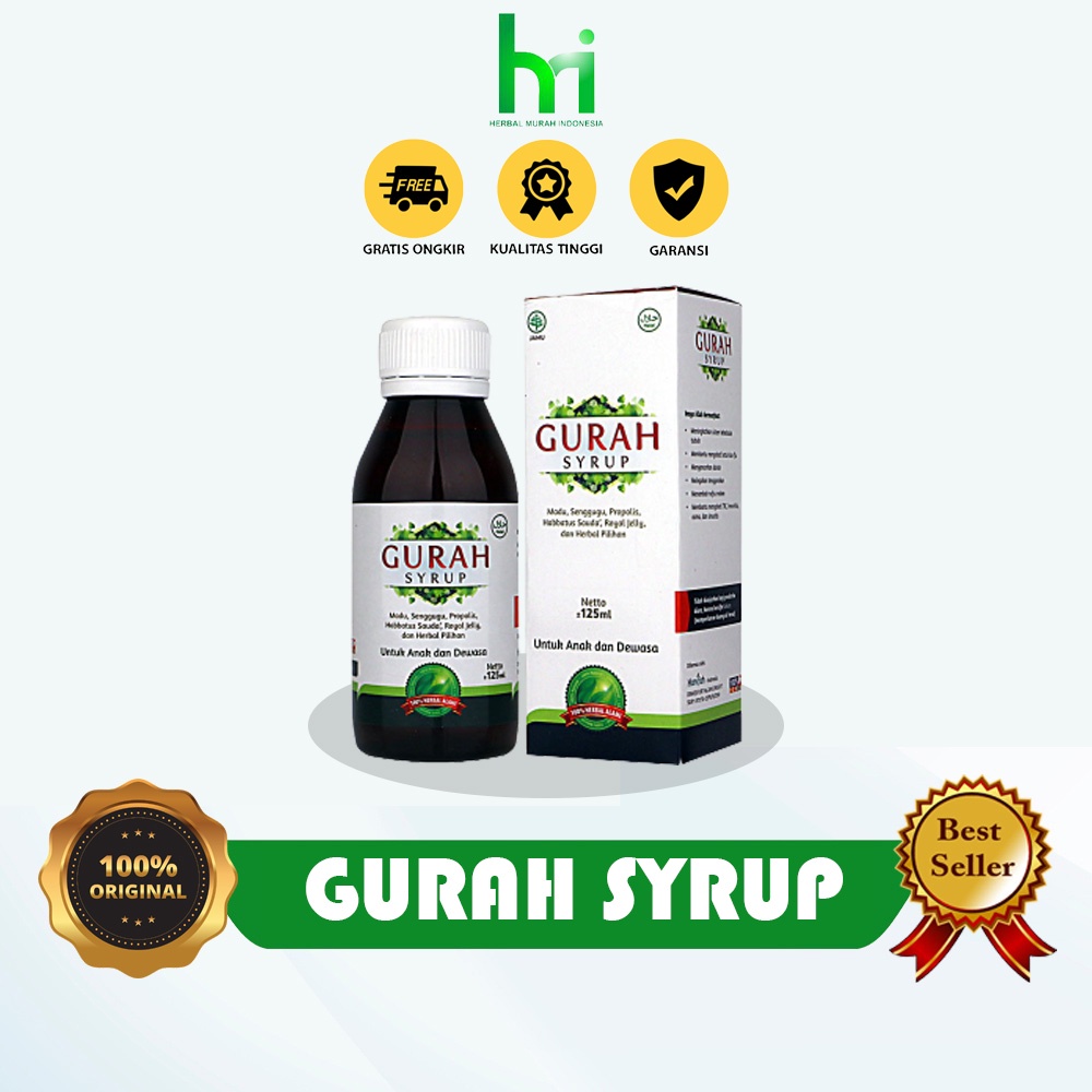 

Madu Gurah Sirup Hanifah Asli Gurah - Madu Gurah anti Ngorok Dan Dengkur Gurah Syrup Hanifa 125 Ml