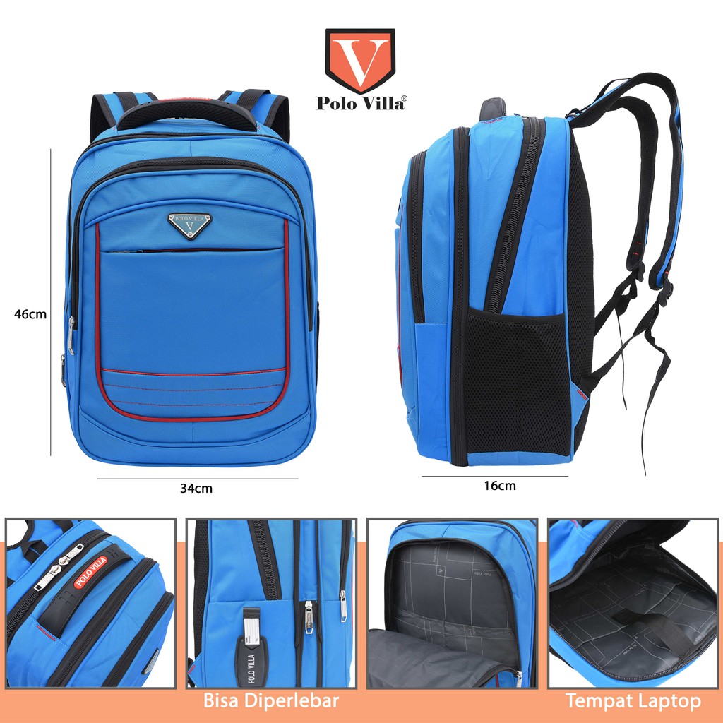 (TSI) Tas Ransel Polo Villa Ranger Elite Explorer 9215 - 25L Tas Sekolah