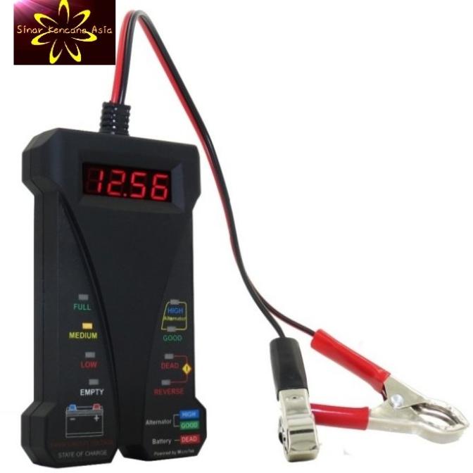 Alat Tester Aki -Aki Tester Digital Voltmeter Analyzer 12V