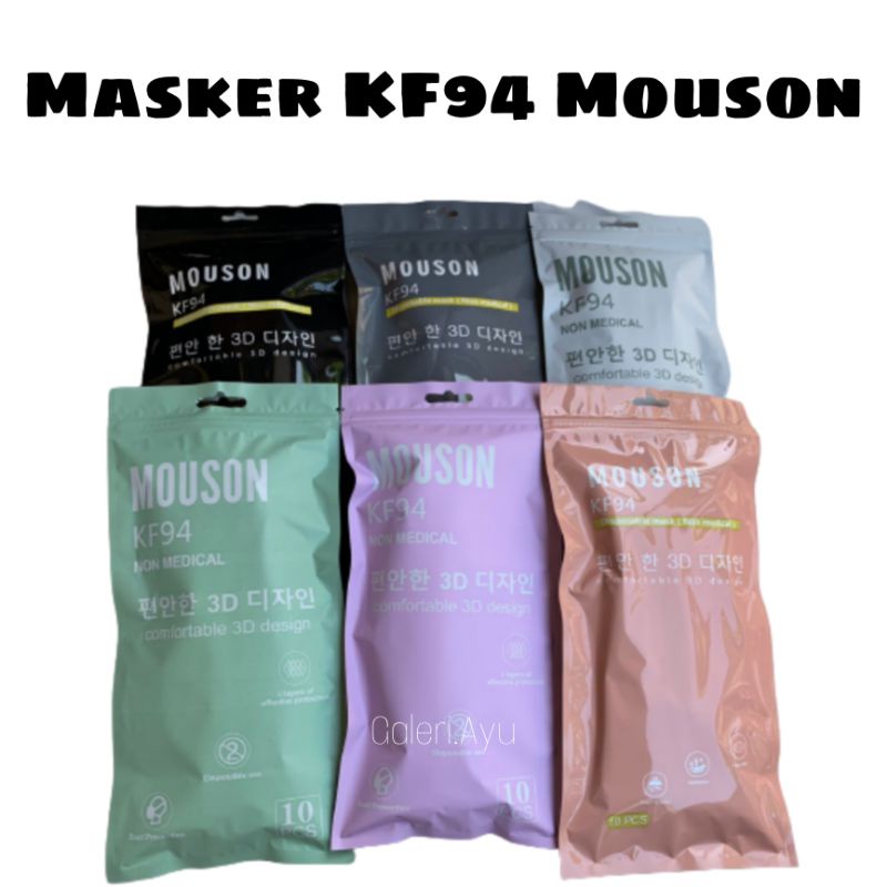 MASKER KF94 MOUSON / MASKER MOUSON KOREA 10pcs