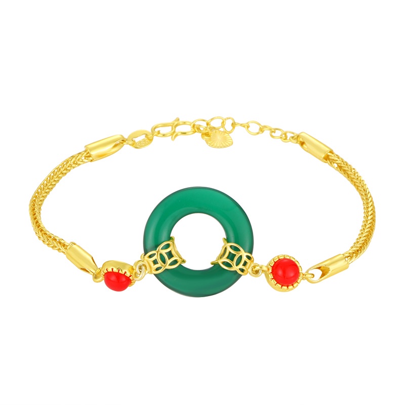 Perhiasan Gelang Buckle Lapis Emas Asli Kadar 375 Untuk Wanita