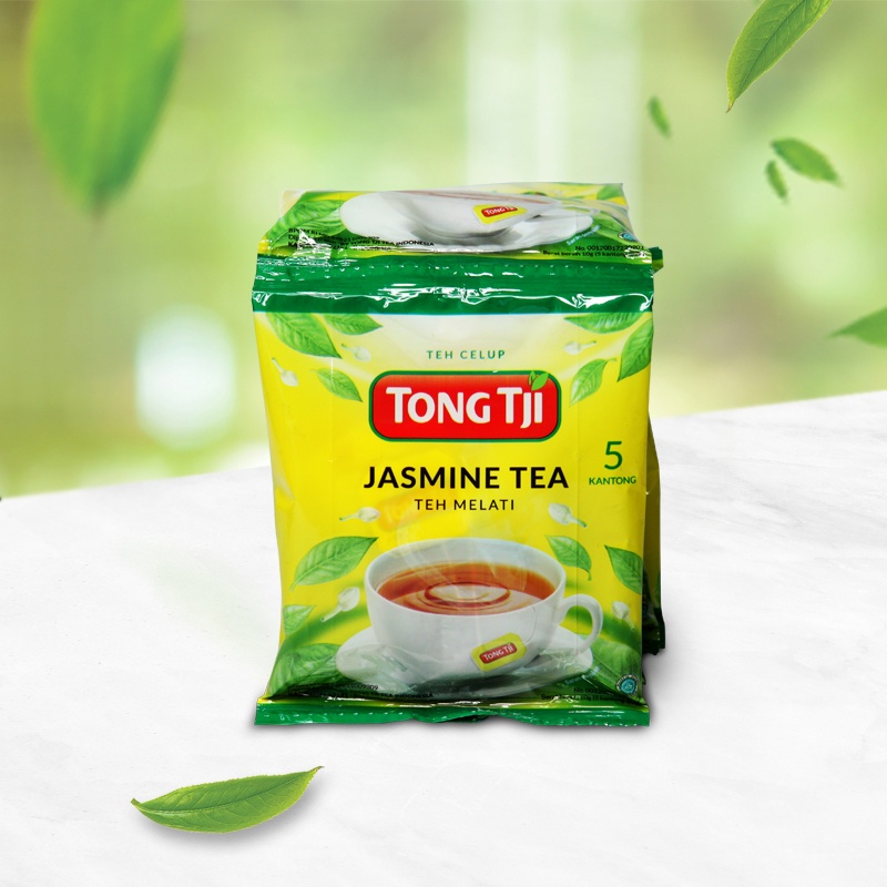 Tong Tji Jasmine Tea Sachet, Teh Celup per Karton isi 20 renceng/ 200 sachet