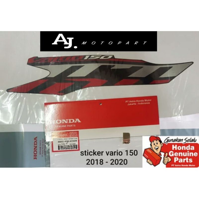 striping stiker kiri vario 150 new vario K150J ori honda ahm