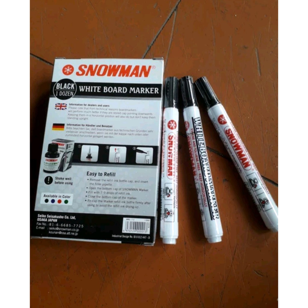 

SNOWMAN BOARDMARKER ABG-12