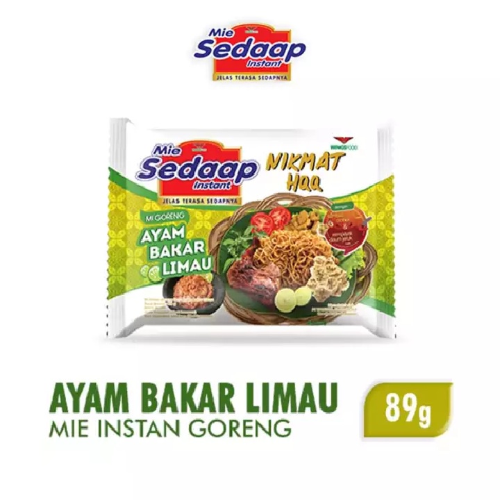 

Mie Sedaap Ayam Bakar Limau 89 Gr #MDR