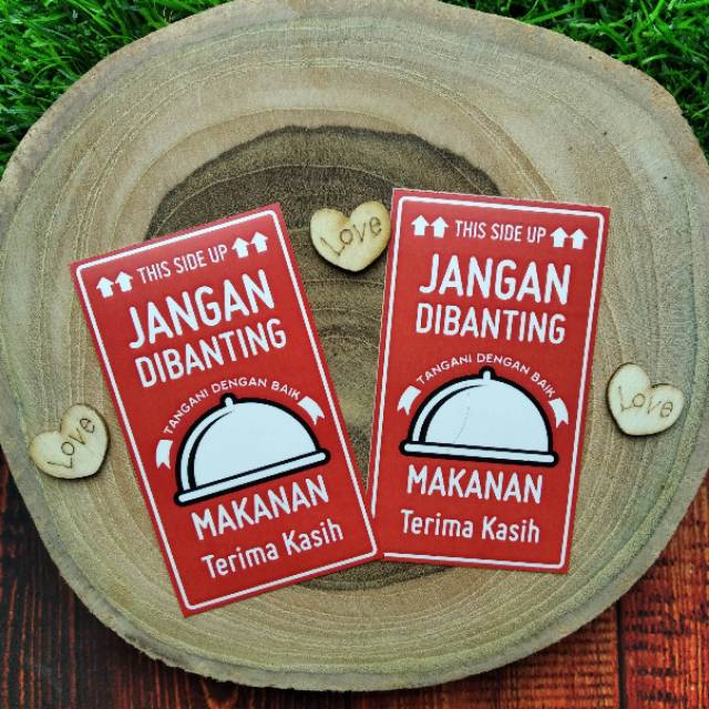 STIKER FRAGILE SATUAN