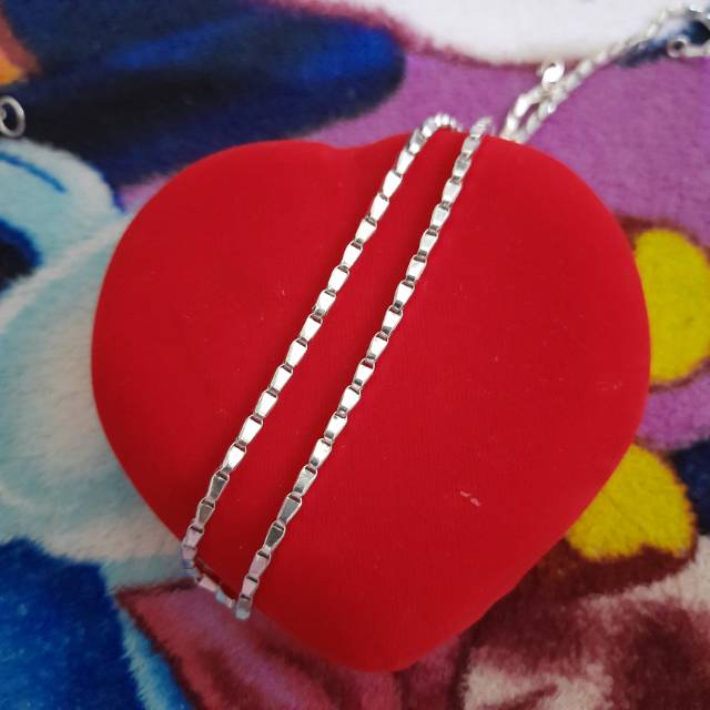 Kalung padi perak asli