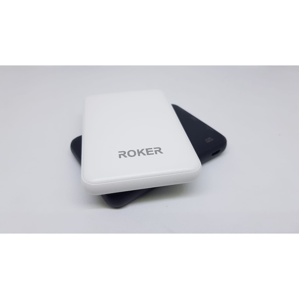 Powerbank ROKER POCKET SLIM RP50 Dual Output Smart IC 2.4A 2.1A 5000MAH