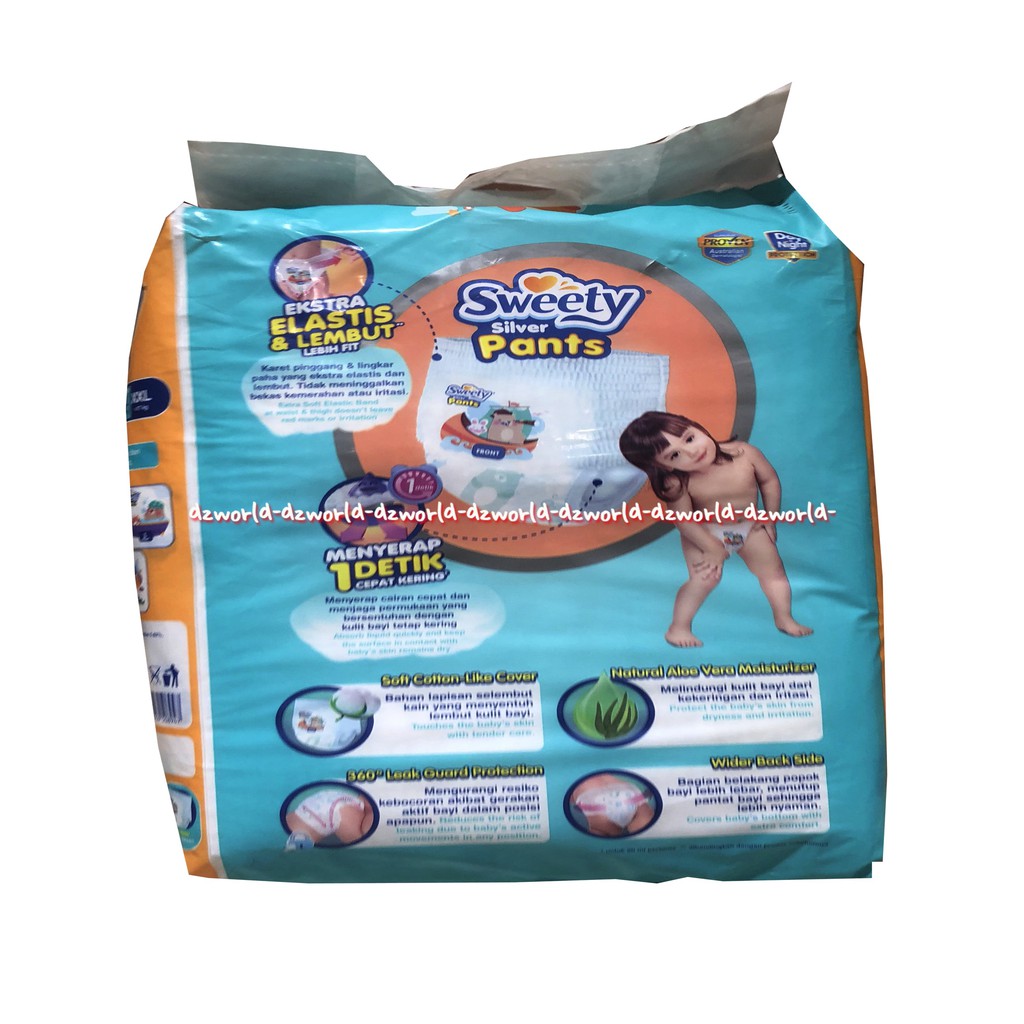 Sweety Silver Pants S 66 Pcs Diapers Popok Celana Anak Popok Bayi Tipe Celana S66