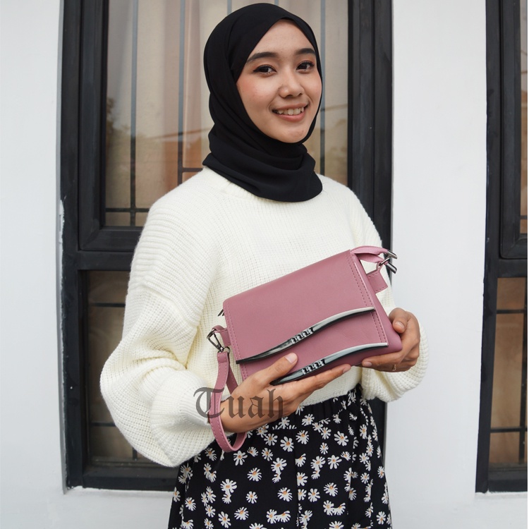 TUAH SLIMBAGS ( Terbaru 2022 ) / SLingbag Minixo Clutch 2 Ruang Doble BeheL Lengkung NekeL High quality MX 24-39 / Dompet Hp &amp; Uang Wanita / Handbag Wanita / Tas wanita Terbaru kekinian