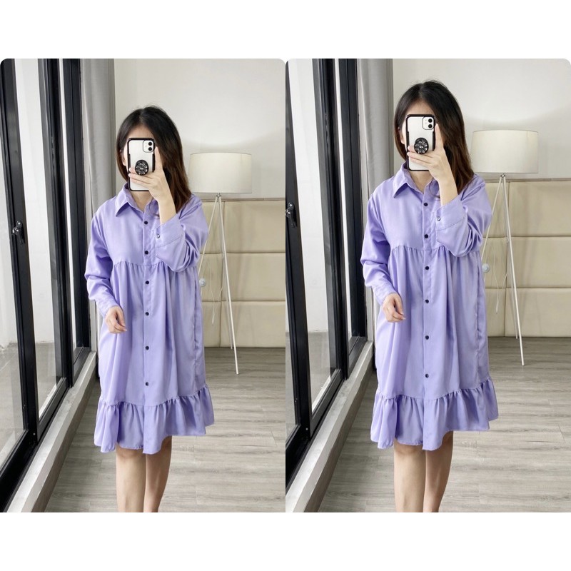 tunik tunic rempel lilac