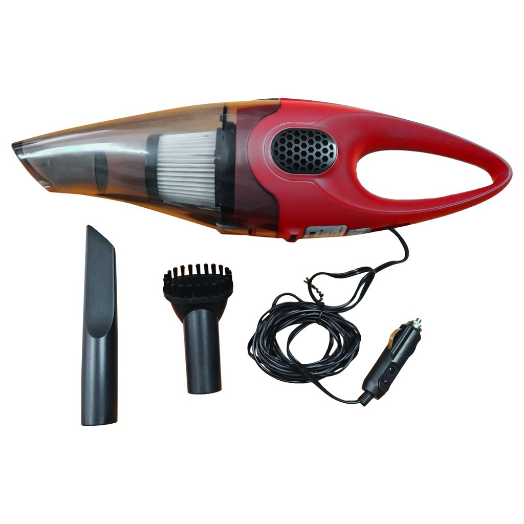 Carinn Vacuum Cleaner Penyedot Debu Mobil Non Wireless (Dengan Kabel) Merah 12V/60Watt