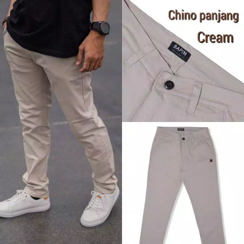 CELANA CHINO PANJANG PRIA ORIGINAL PREMIUM | CASUAL | SANTAI | FORMAL BRAND BAPIN