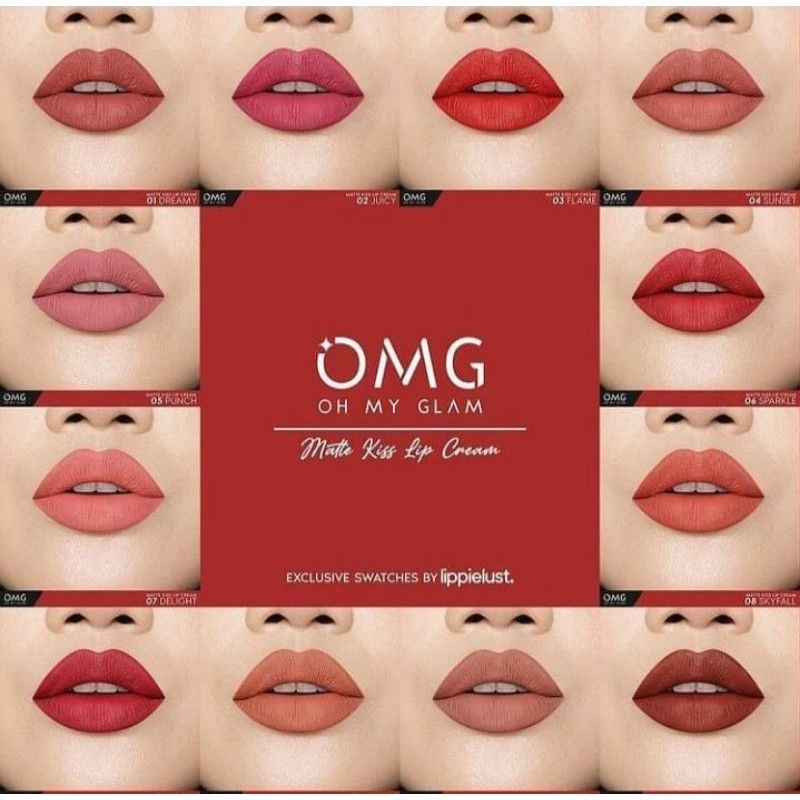 OMG OH MY GLAM Matte Kis Lip Cream 3.5 gr|LIPCREAM OMG