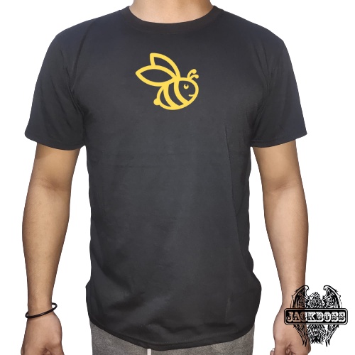 Kaos Pria Dewasa Logo BUBLE BEE T-Shirt Katun Combed 24S Kaos Oblong Size M L XL XXL