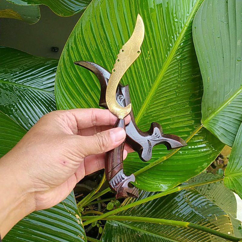 KUJANG KUNINGAN MINI KECIL BARANG ANTIK HOBI & KOLEKSI