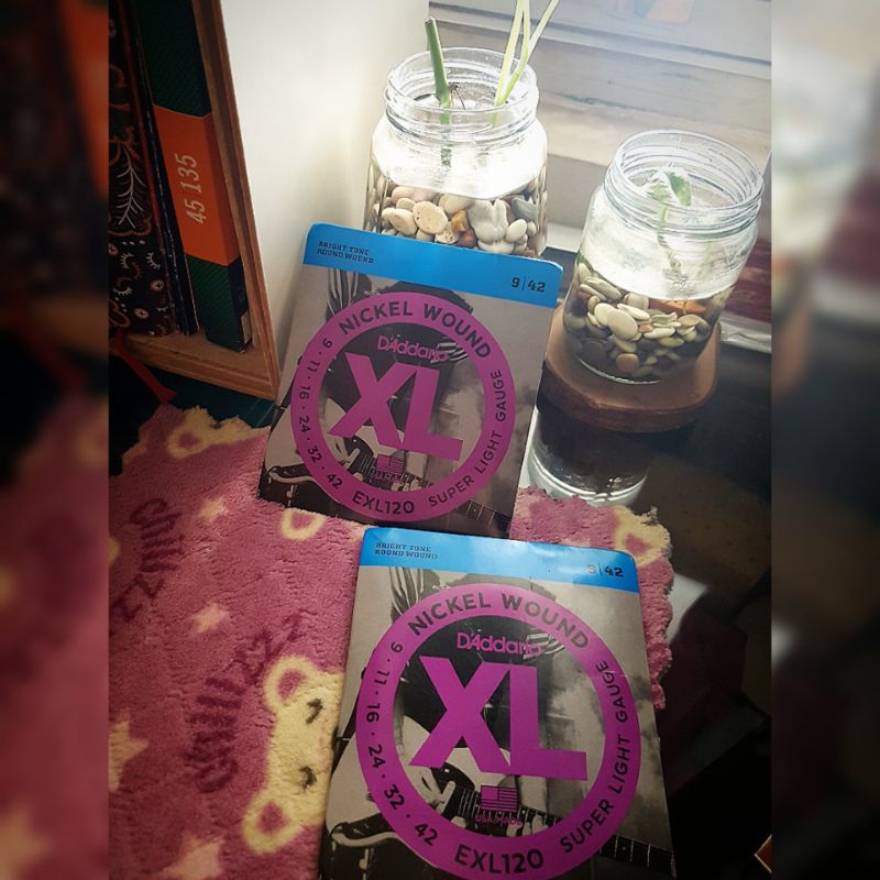 D'Addario Electric Guitar Strings EXL120 EXL 120 Senar Gitar Elektrik D Addario 09 42
