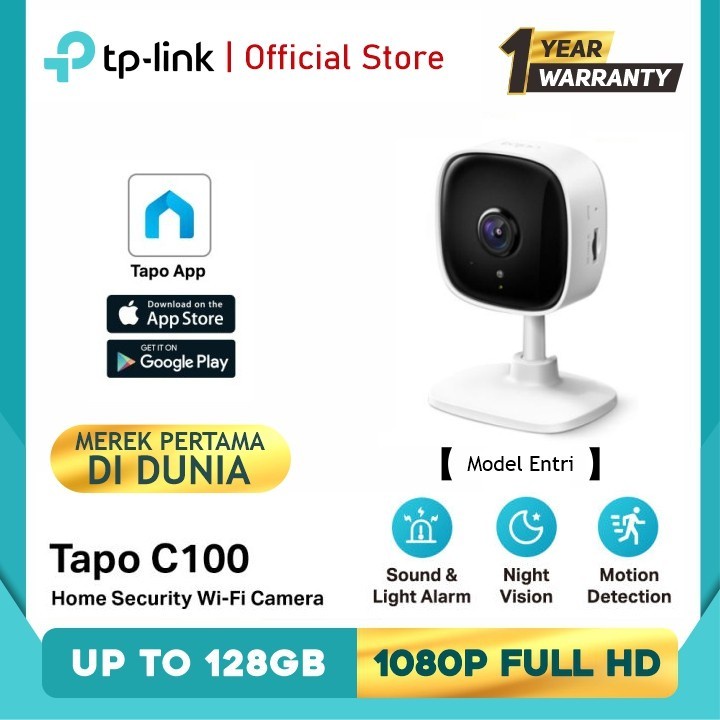 TP-LINK TAPO C100 Wi-Fi Camera 1080p