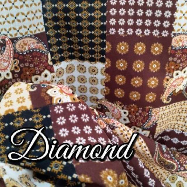 Kain Ceruti Diamond Crepe Harga per 0,5 m Motif 01