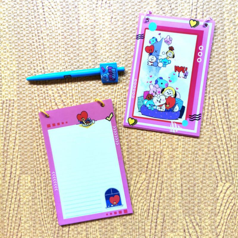 BT21 Notebook ~ Cover A ~ BTS Buku Catatan Agenda Book Notes