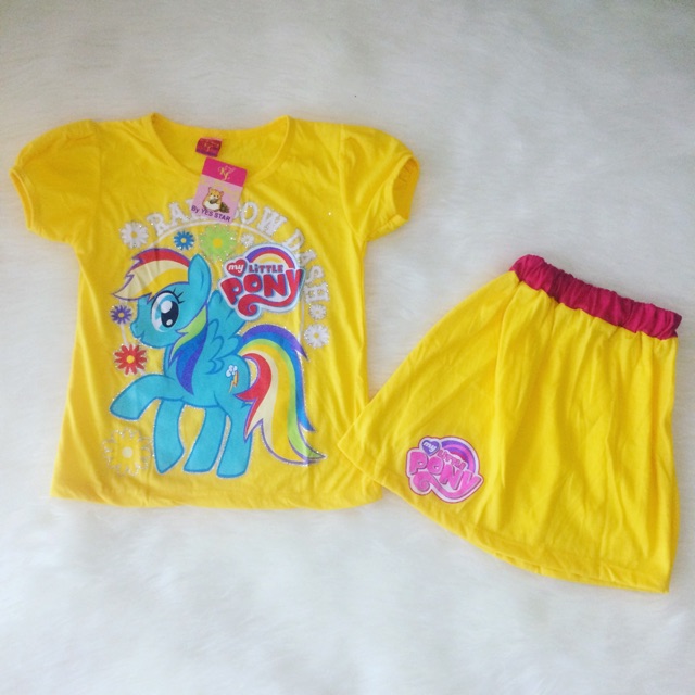 Setelan anak little pony/ kaos anak little pony