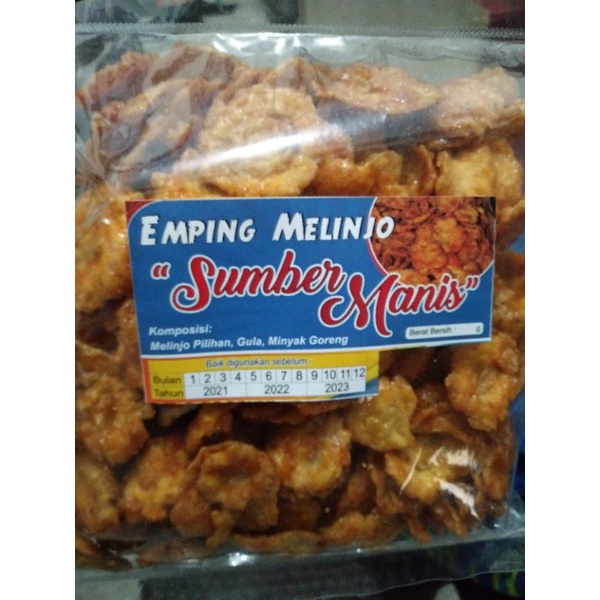 

Keripik Emping Melinjo Cap Sumber Manis 250 gram