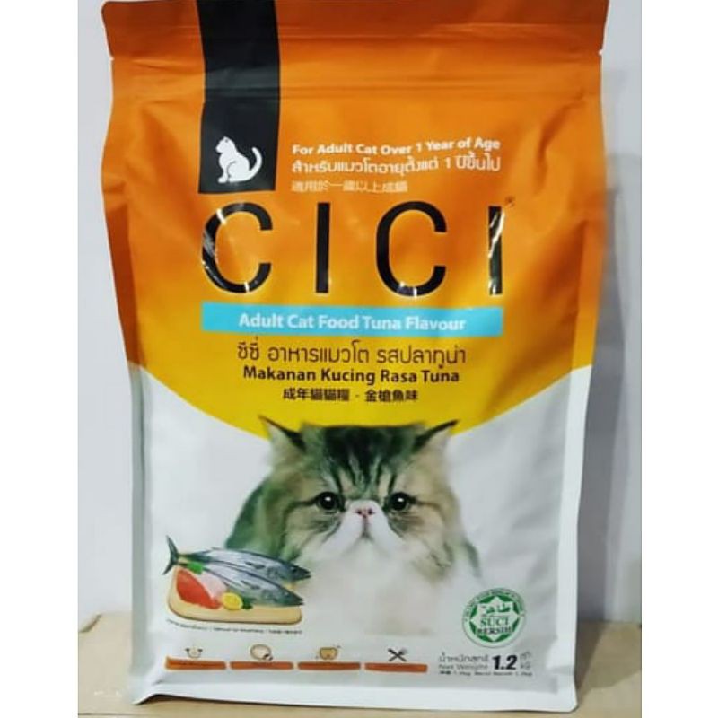 Makanan Kucing Cici Adult Tuna 1,2kg / Cici Tuna Flavour / Dry food