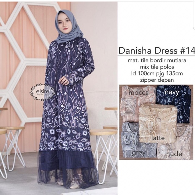 Danisha dress broklat tile