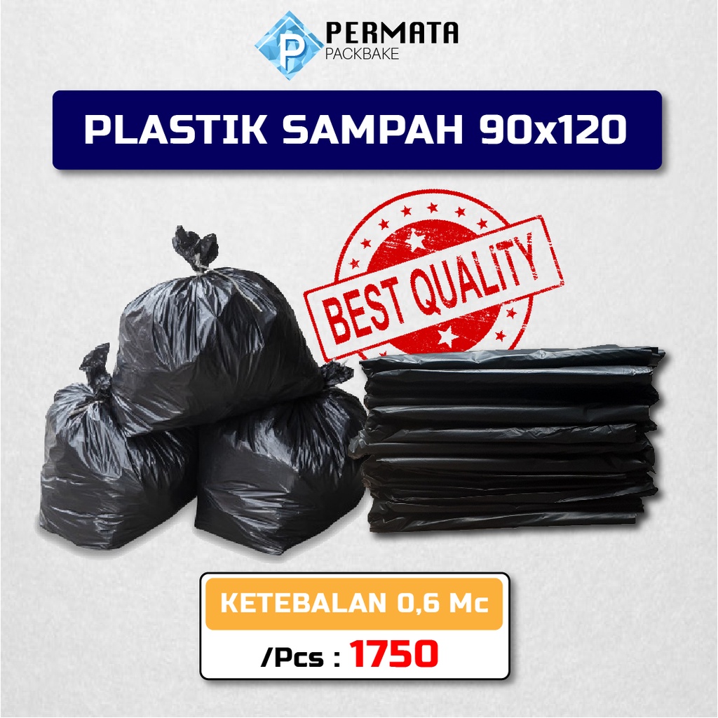 KANTONG PLASTIK SAMPAH HDPE TEBAL 90x120
