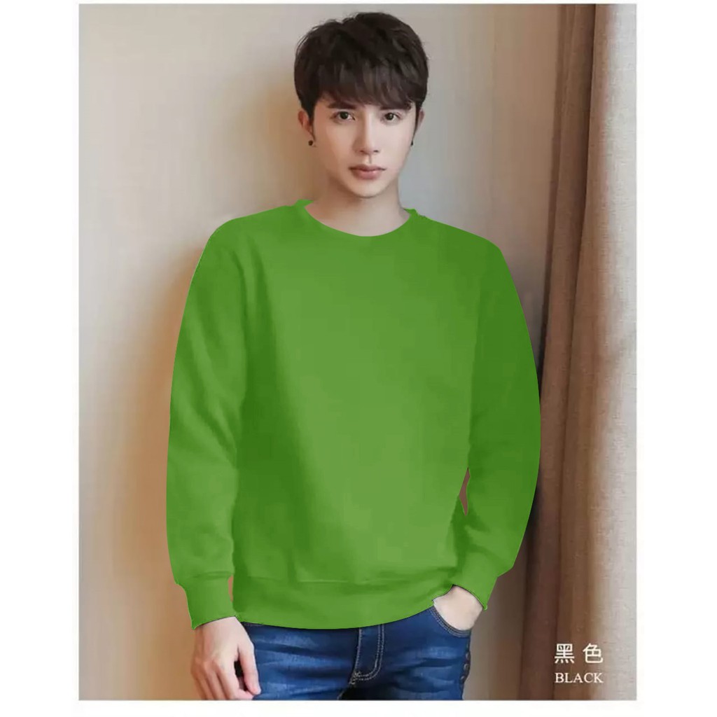 9SEVEN-BAJU  SWEATER POLOS | BAJU JUMPER | KAOS LENGAN PANJANG POLOS KEKINIAN