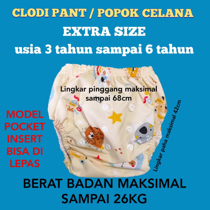 CLODI EXTRA SIZE CLODI JUMBO POPOK KAIN BIG SIZE POPOK CELANA