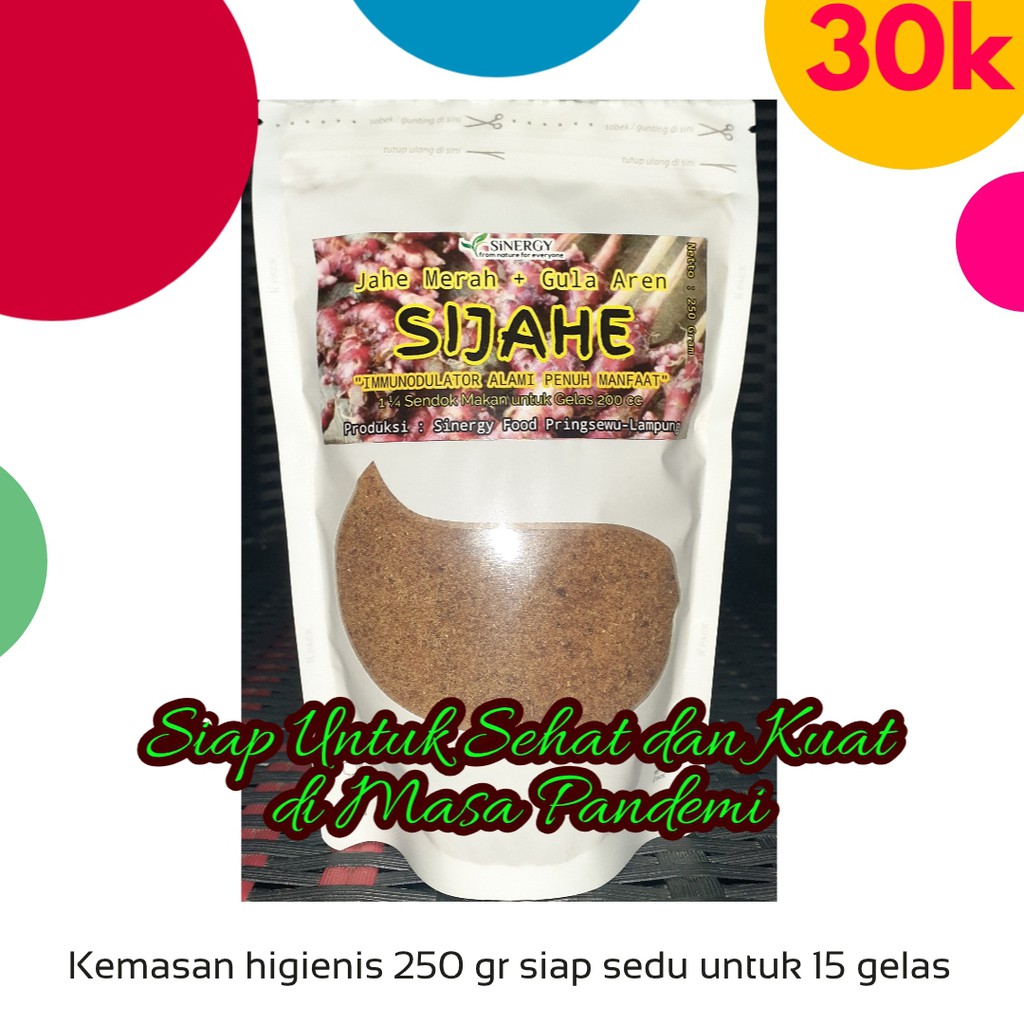 

CemalCemil - SIJAHE (Jahe Merah+Gula Aren) 250 gram