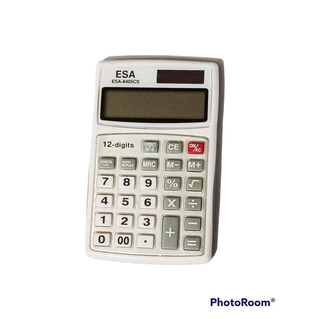 

KALKULATOR 12 DIGIT/ESA-8405 / ALAT PENGHITUNG