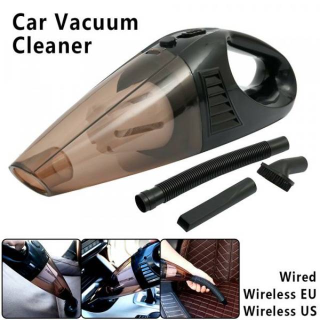 Vacuum Cleaner Penyedot Debu Mobil 100W 12V - CVC100 - Black--OTOHEROES