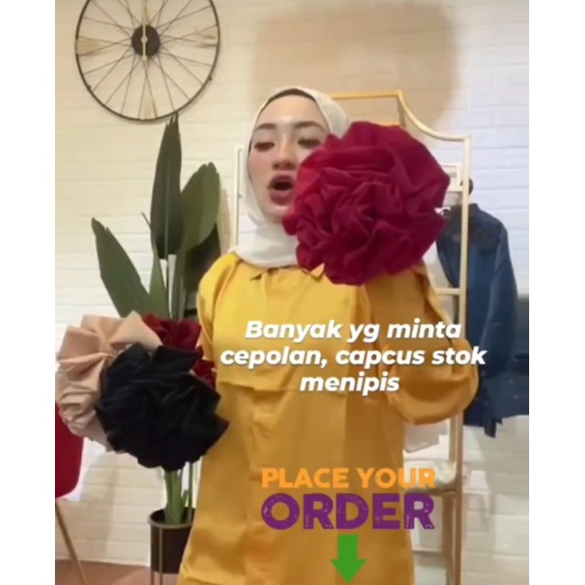 CEPOLAN HIJAB (DIAMETER 23CM) CEPOLAN BROKOLI CEPOL MAWAR CEPOL SHELLASAUKIA