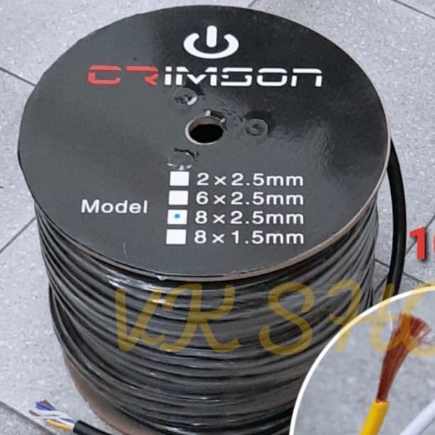 Kabel Speaker Crimson 8 x 2.5 mm 50 meter 8x2.5 mm