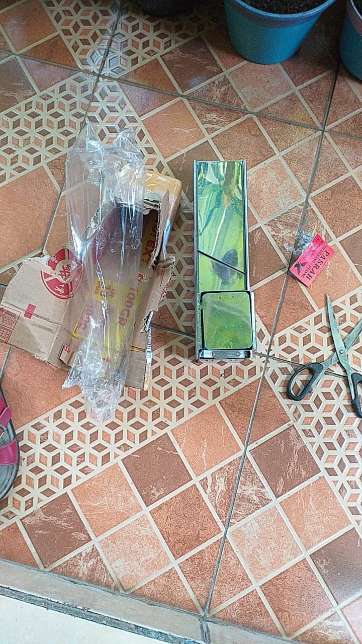 Promo Murah Pemotong Bawang, Pemotong Keripik, Parutan Keripik Serbaguna Stainless Aman Tak Berkarat