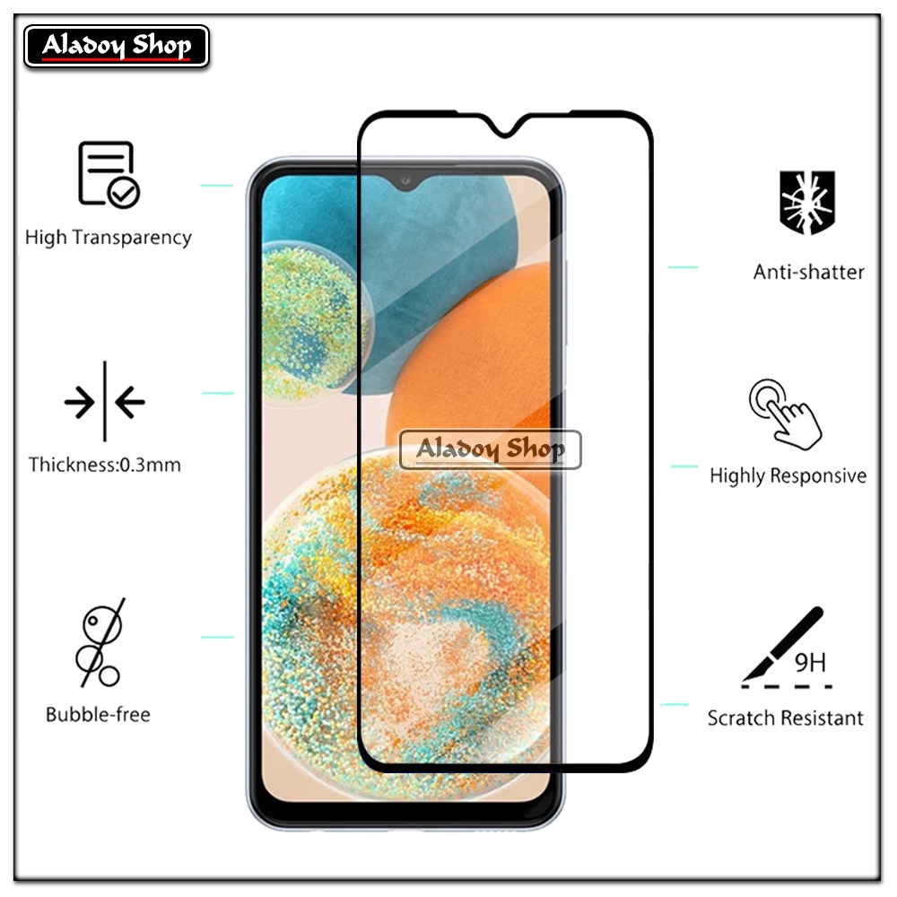 PAKET Tempered Glass Layar Samsung A23 5G Free Tempered Glass Camera