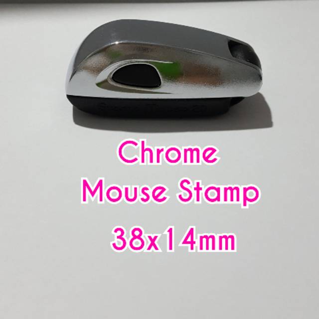 

stempel mouse uk 38x14mm warna chrome free tali