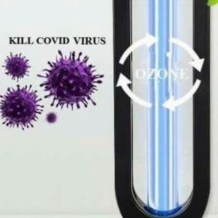 Cintramelin - Lampu Uv Sterilizer Ruangan Ozon Virus Killer - Steele