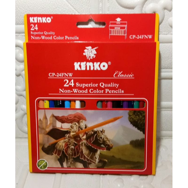 

Pensil Warna Kenko 24 Superior Quality Non Wood Color Pencil