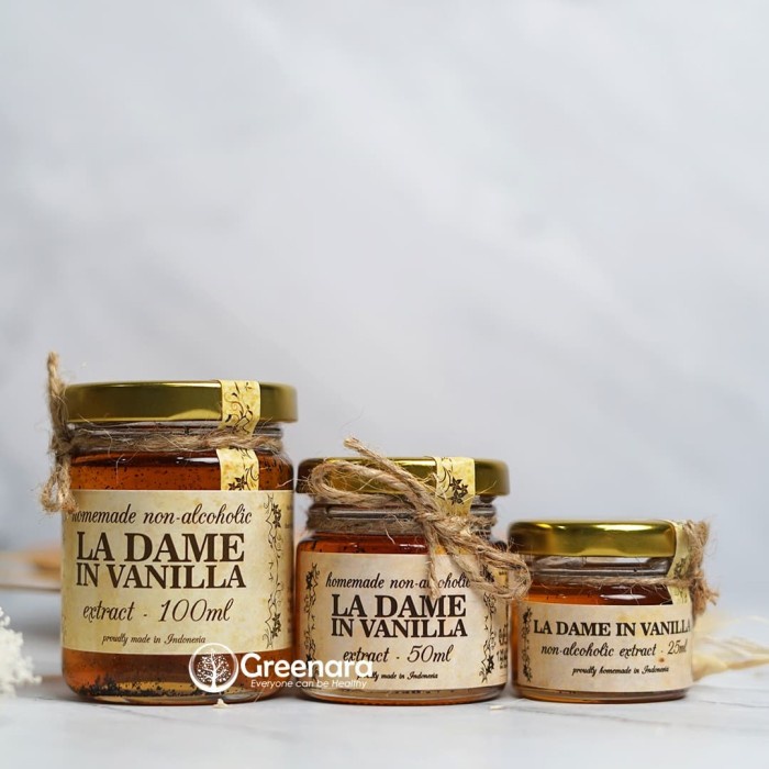 

Ht62D La Dame In Vanilla Extract 100Ml - Ekstrak Vanila Halal Mui Ht52Hh