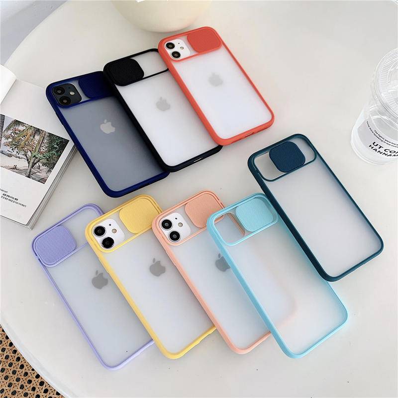 Case Pelindung Lensa Kamera Model Geser Untuk iPhone 13 12 11 Pro MAX Mini X XS MAX XR SE 2020 2022 6 6S 7 8 Plus