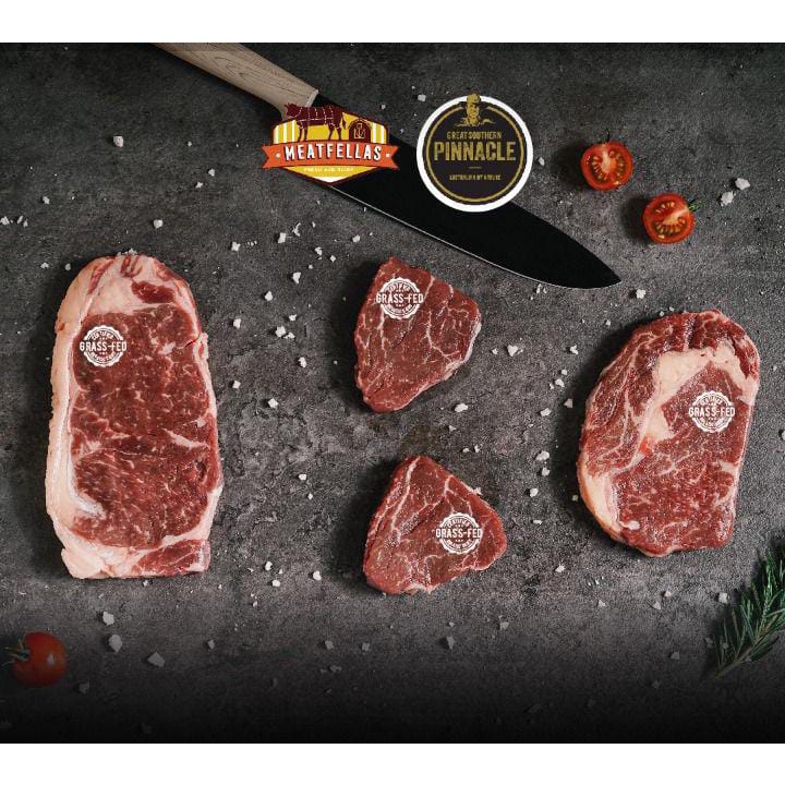 Pinnacle Grass - Fed Black angus Ribeye MB 2+