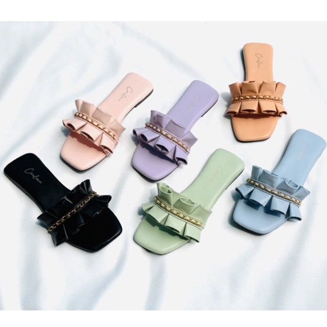 Carlene_Amora flat/sandal teplek wanita