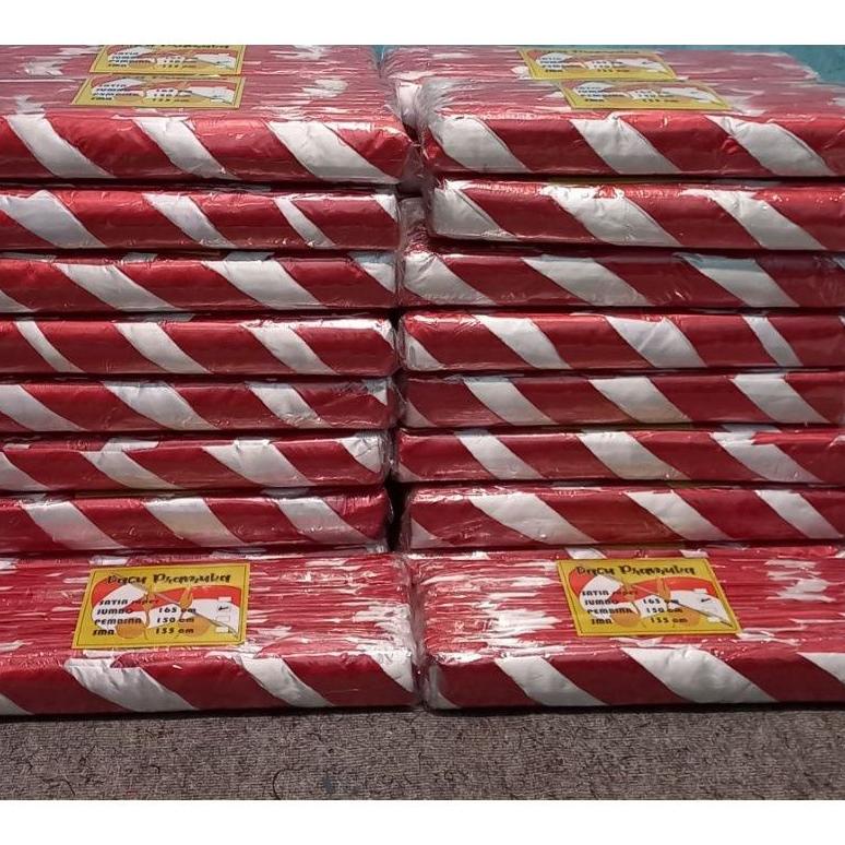 Kacu Pramuka Pembina + Ring Kacu Bahan Satin Super Sni / Hasduk Pramuka Jumbo / Kacu Pramuka / Dasi 