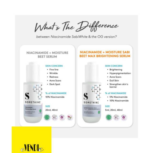 SOMETHINC SERUM NIACIAMIDE SEBI 5%/10% READY 20ML