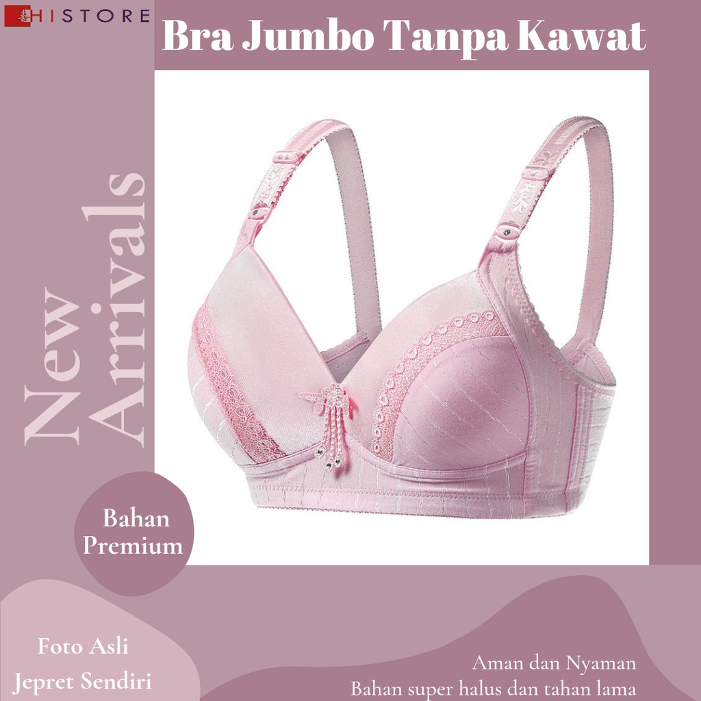 [HI]Bra BH JUMBO Cup C Fashion Wanita Bra wanita Premium BH Busa Tipis Tanpa Kawat Sangat Nyaman 555